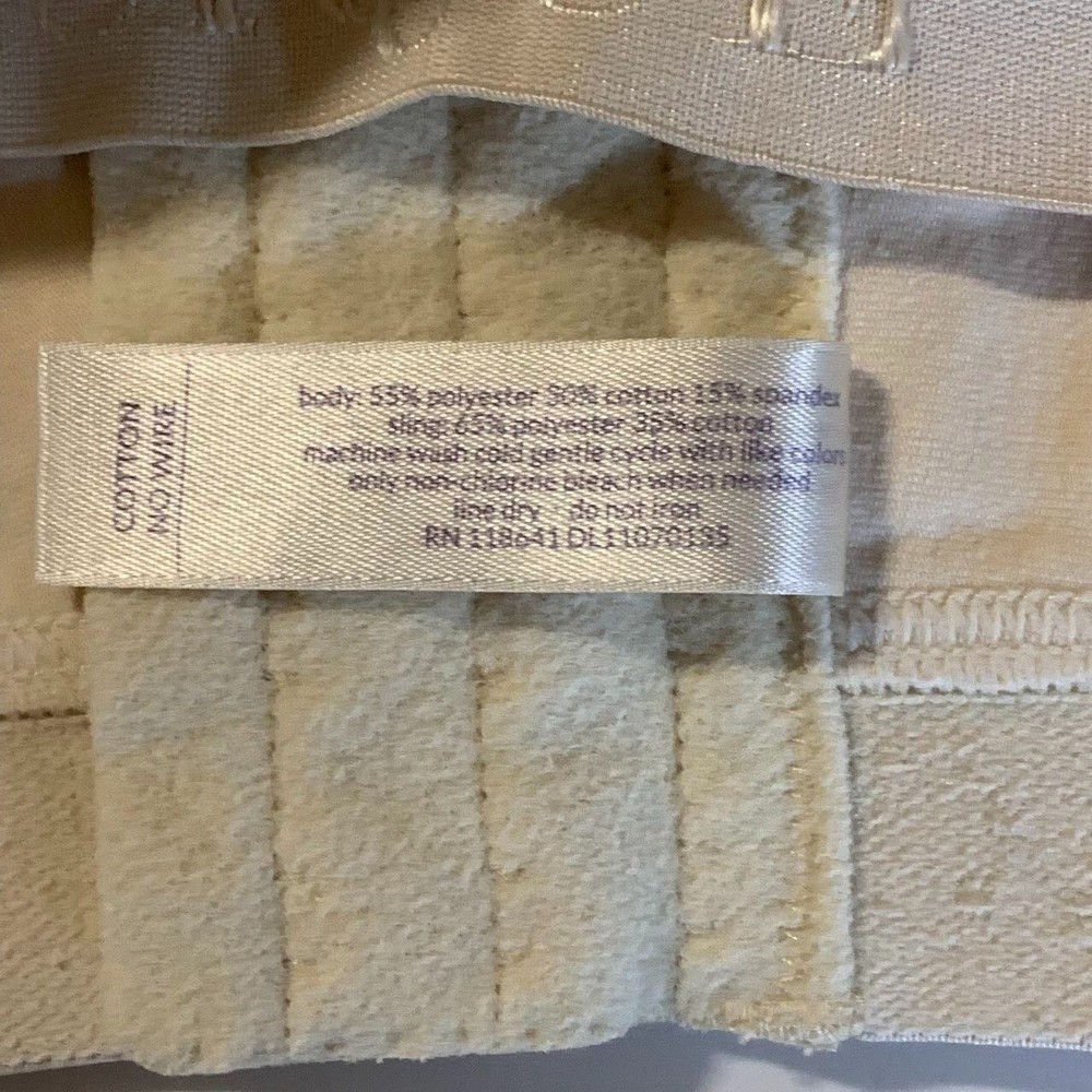 Cacique Women's Nude Unlined Adjustable Strap Full Coverage Bra Size 46D