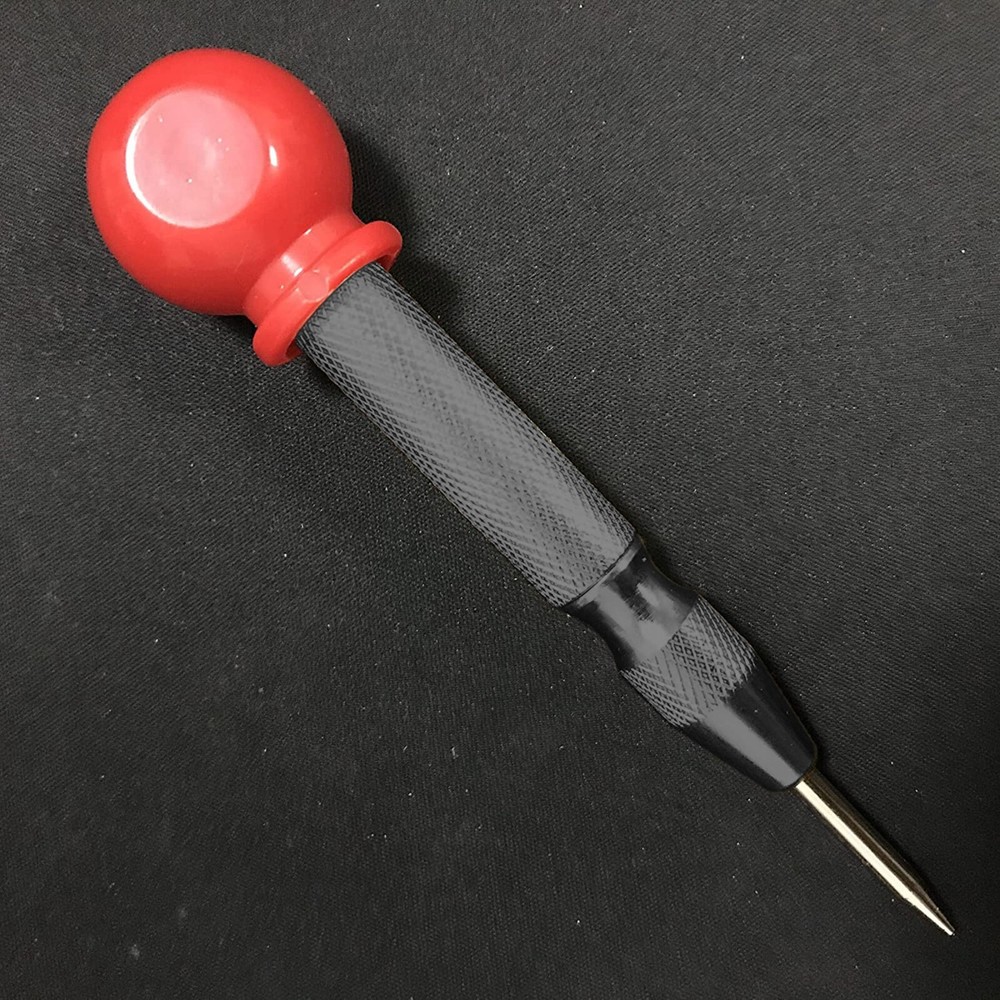 2PCs Automatic Center Punch Strikes Surface Hammer Spring Loaded Window Breaker