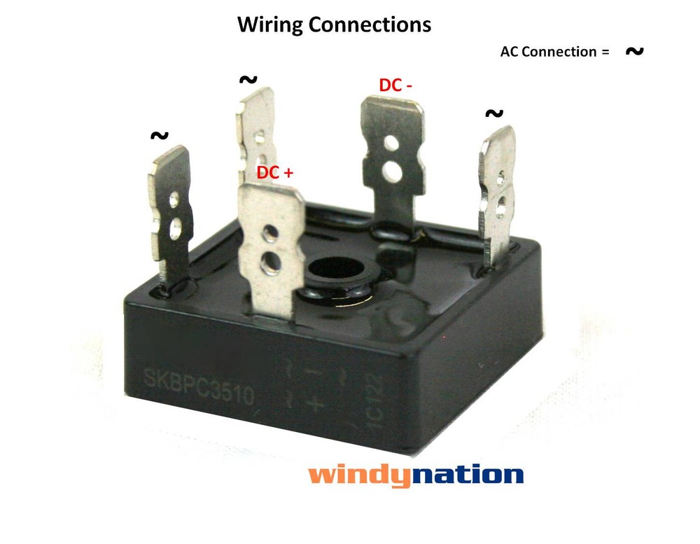 5pcs 35 AMP 3 Three Phase Bridge Rectifier Wind