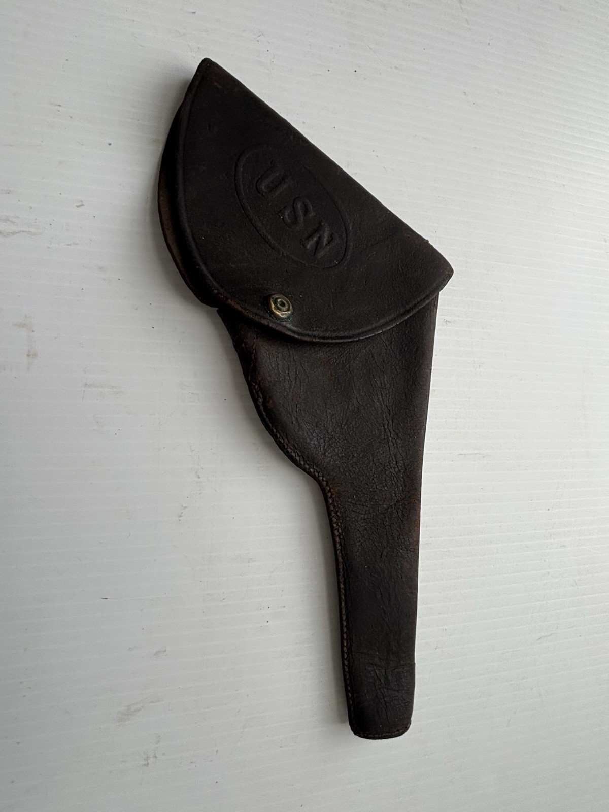 Rare Span Am USN embossed 38 revolver Holster