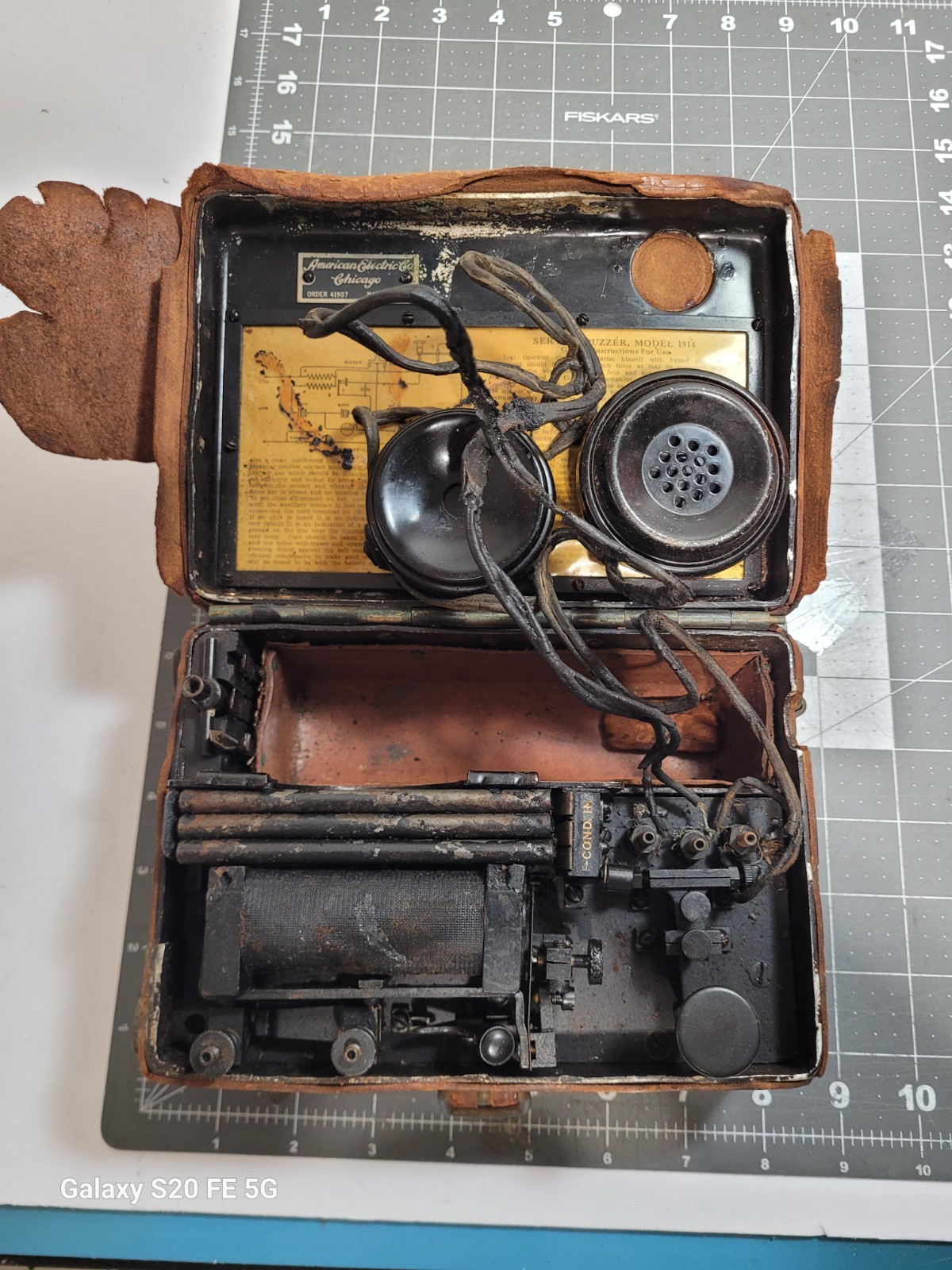 WWI-US Army Signal Corps -SERVICE BUZZER-Model 1914-American Electric Co