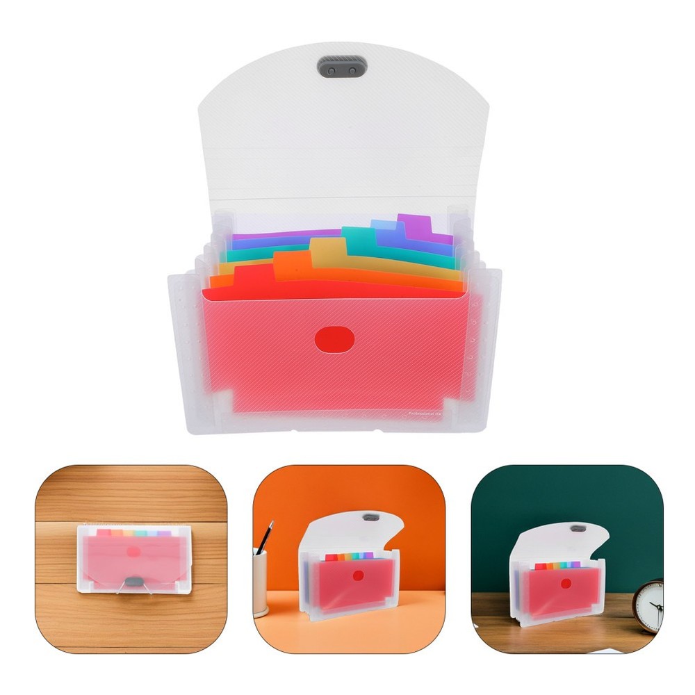 2 Pcs File Folder Labels Accordion Organizer Small Document Folio