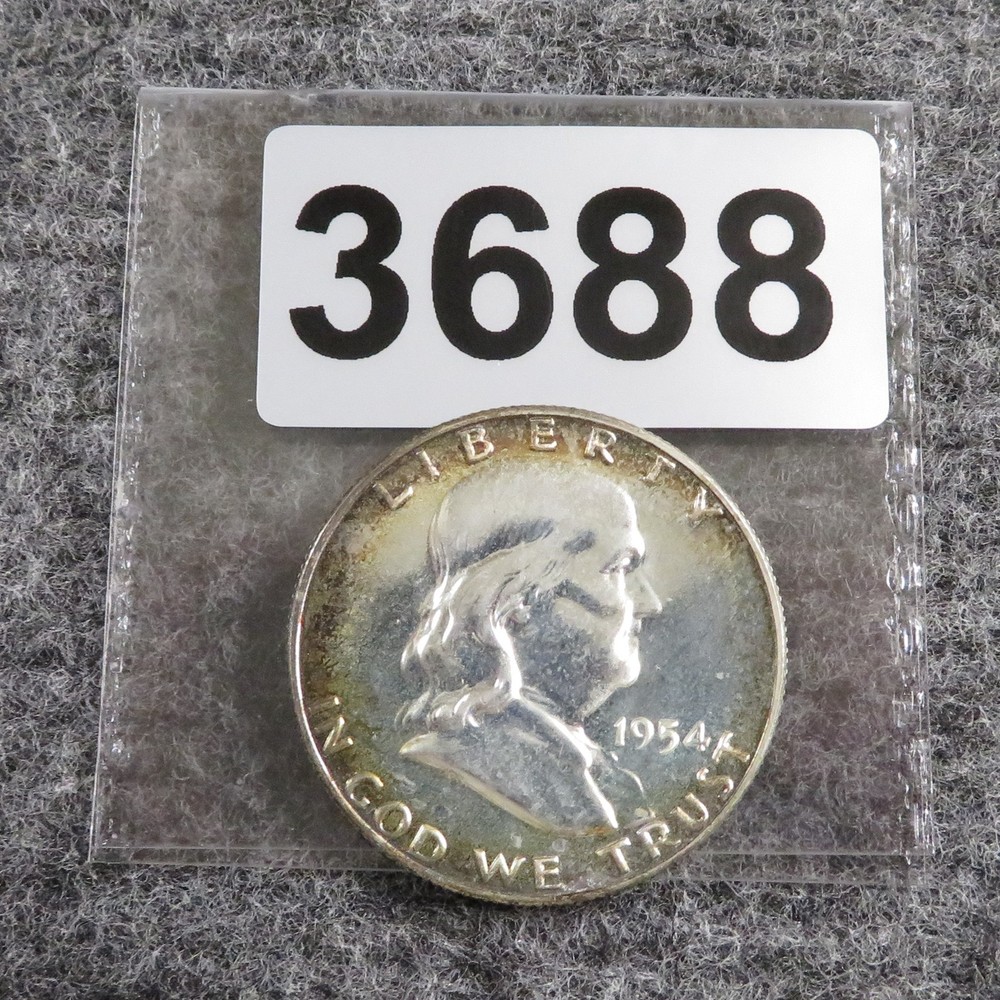 1954 Franklin Half Dollar - GEM Proof