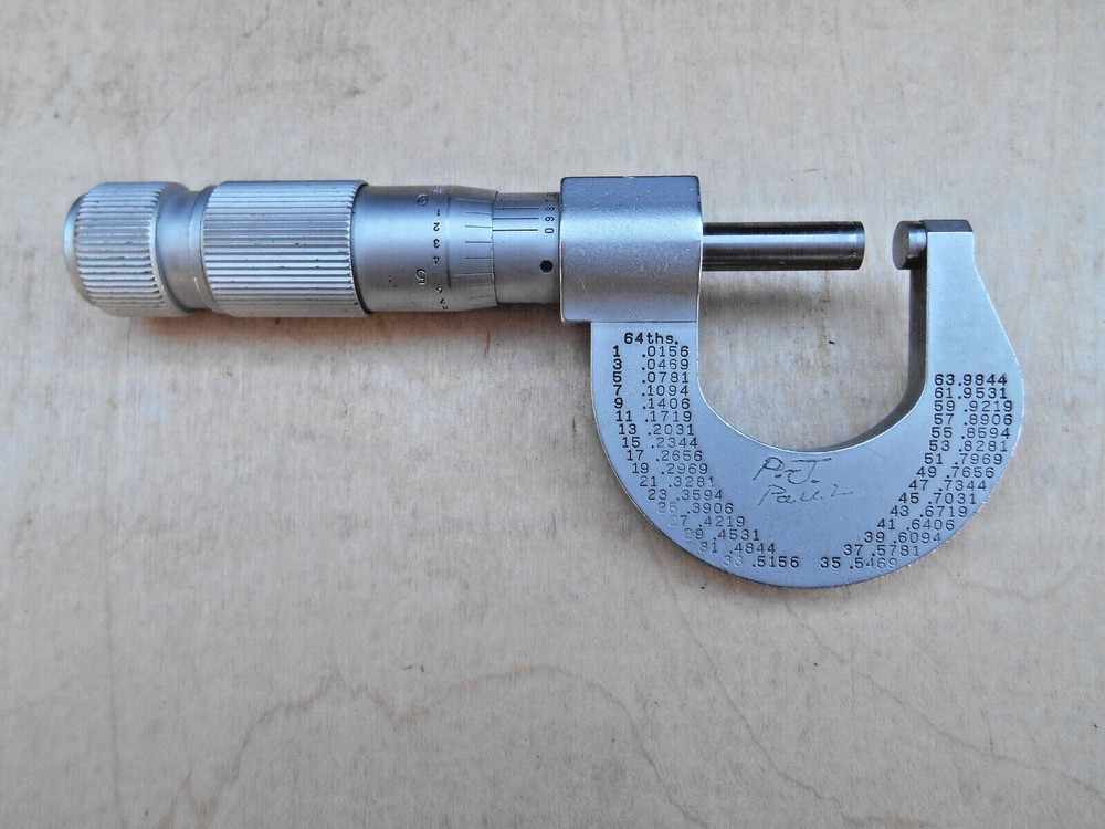BROWN & SHARPE NO. 1 MICROMETER , 0-1" , .0001"