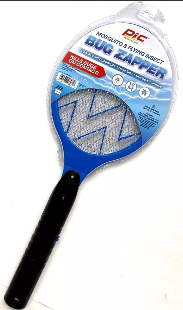 2 PACK Electric Swatter Fly Handheld Mosquito and Flying Insect Bug Zapper