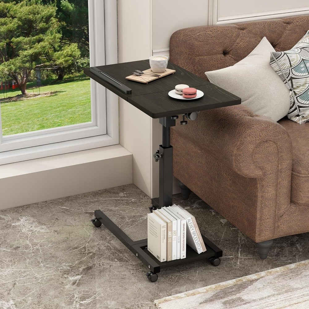 Mobile Adjustable Height Laptop Stand PC Computer Portable Notebook Dekuwood