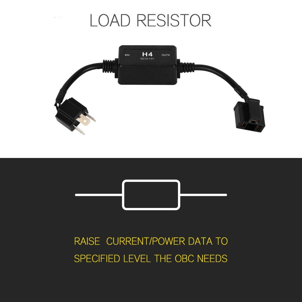 LED Headlight Canbus Decoder Error Free Warning Canceller Anti Flicker Plug&Play