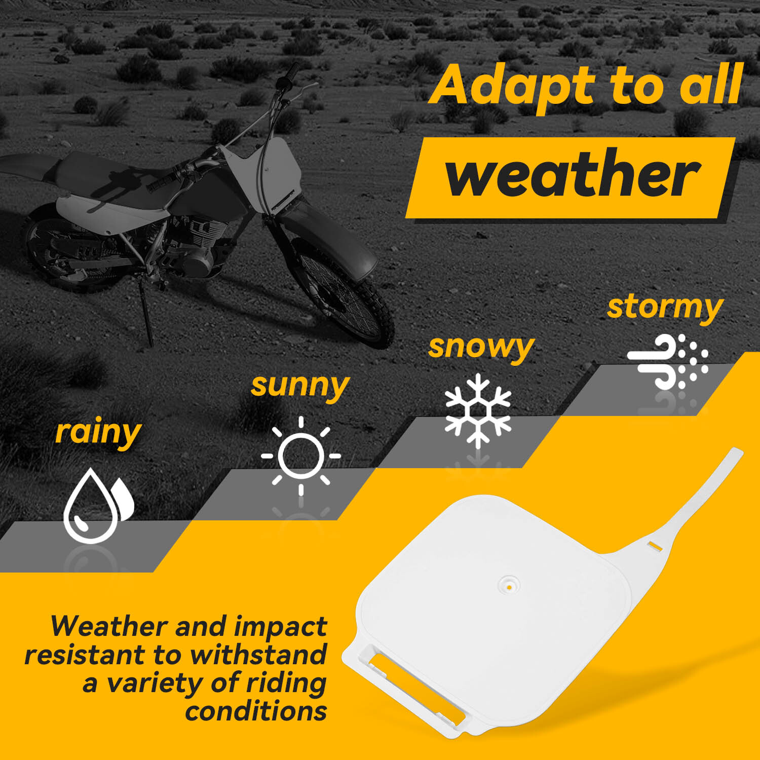 Front Number Plate For Honda XR70R 1997-2000 XR80R XR100R 1987-2000