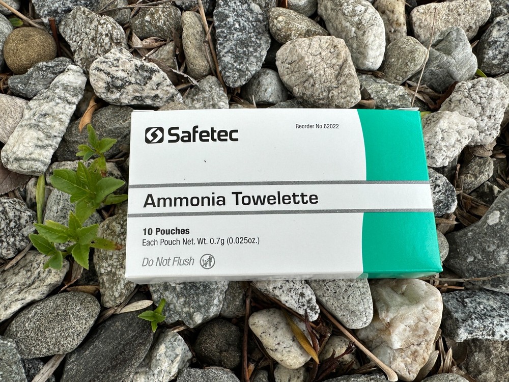 Ammonia Inhalants Towelette 10/pkg #62022