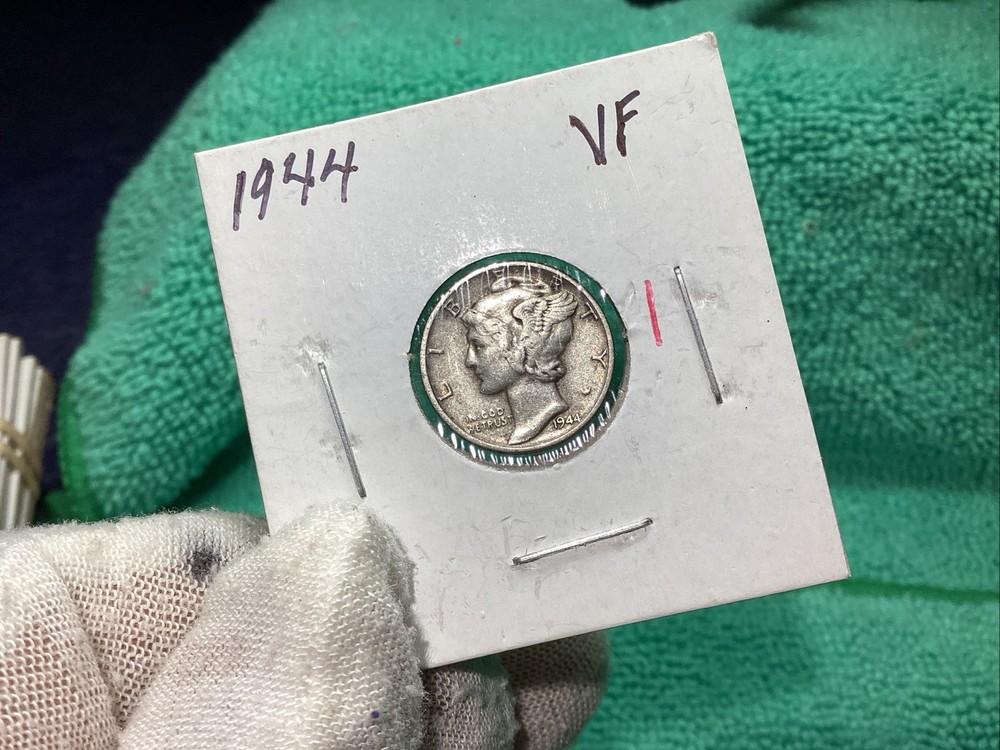 THREE 1944 MERCURY DIMES