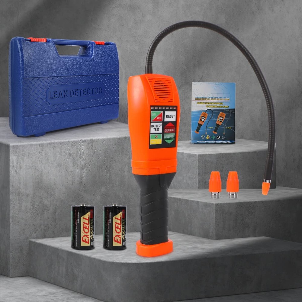 CMTOOL Refrigerant Leak Detector Kit, Freon Detector, CFCs HCFCs orange