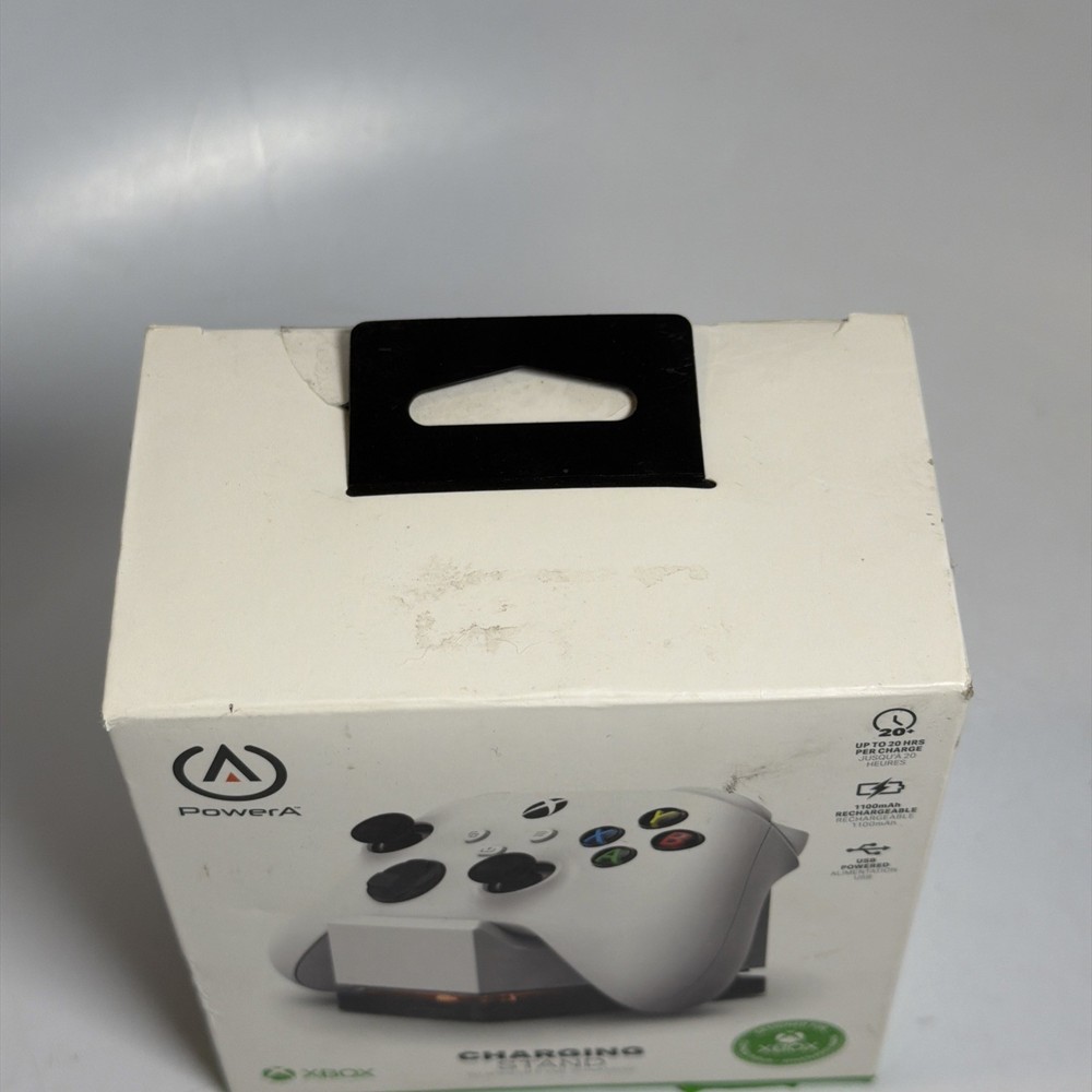 New PowerA Charging Stand Xbox White Wireless Controller Rechargeable Battery