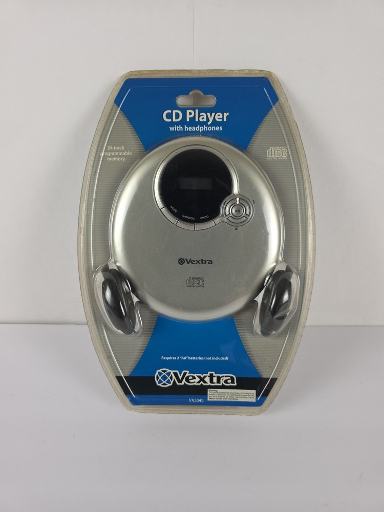 Vintage Vextra CD Player NEW/SEALED Programmable Memory Silver