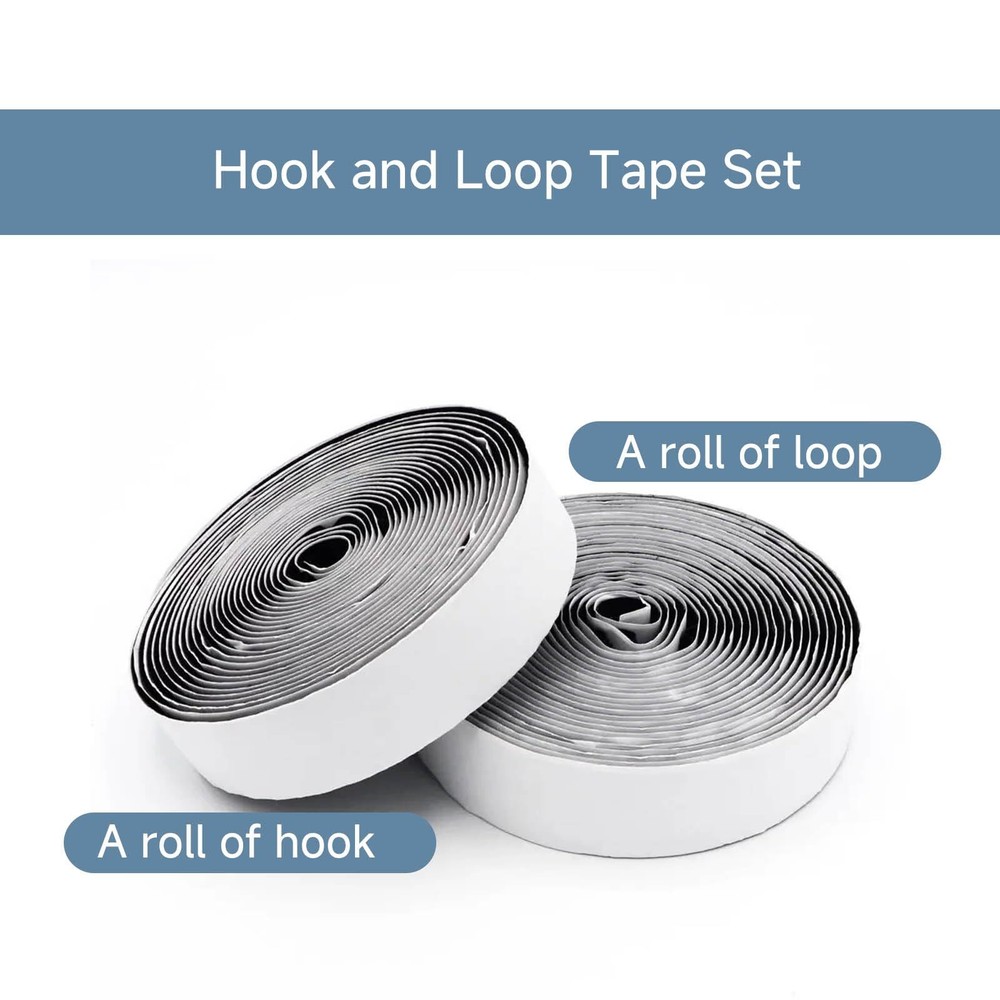 Strong Sticky Heavy Duty Hook and Loop Interlocking Tape Strips with Adhesive
