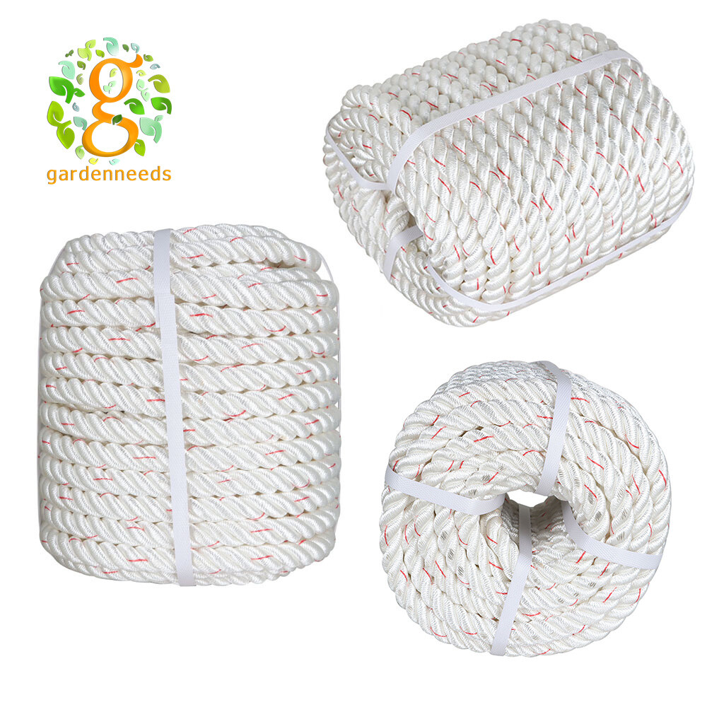 5/8" x 150FT Three Strand Twisted Braid Polyester Rope 20% Stronger Tree  Line
