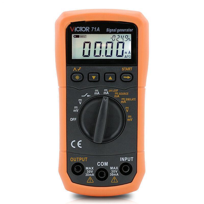DC Voltage Current Signal Generator Source Simulator Meter 24V Loop Ste