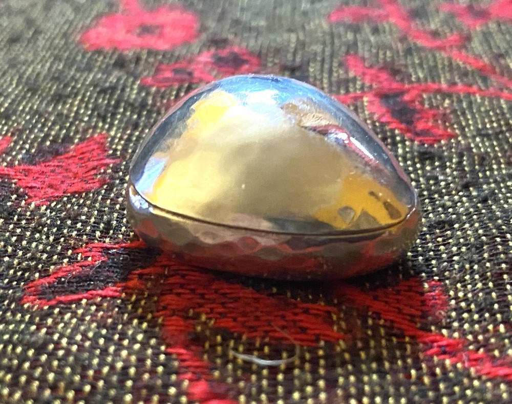 Tiffany&co Sterling Silver Pillbox Hammered