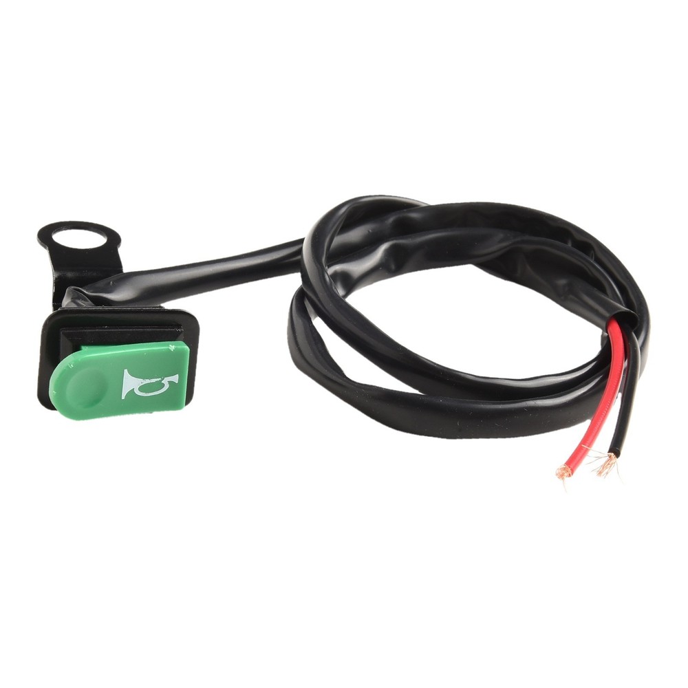 Iron Mount Green Push Button Switch for Motorcycle Resettable Power Cont