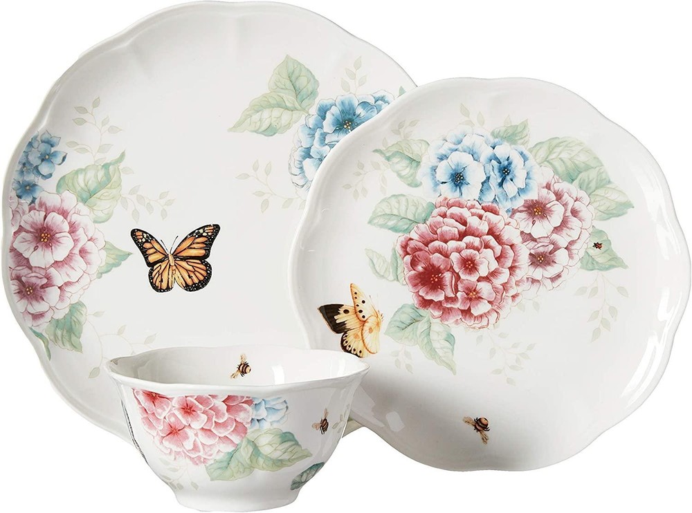 Lenox 283584 Butterfly Meadow Hydrangea 12Pc Set