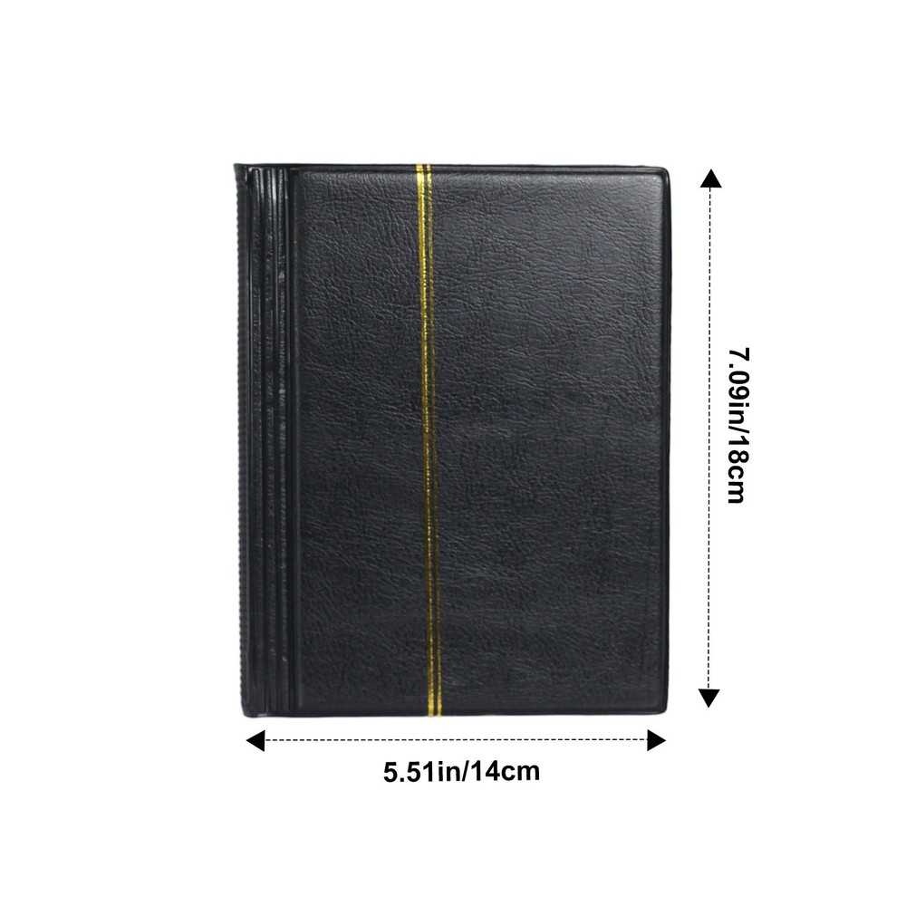 Versatile Stamp Storage Book, 10 Pages and 20 Sheets for All Collections