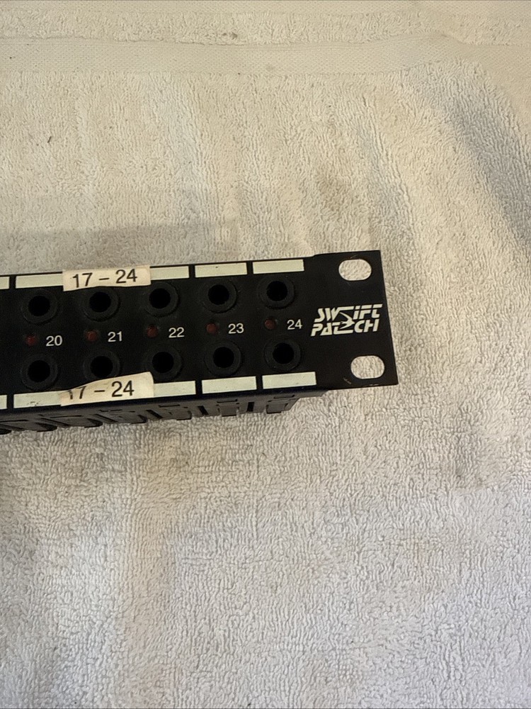 Deltron Audio Master Modular Patch Bay Vintage 24 Channel