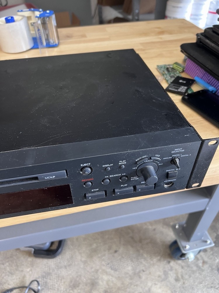 Tascam MD-350 Mini Disc Player Recorder MD Deck AS IS