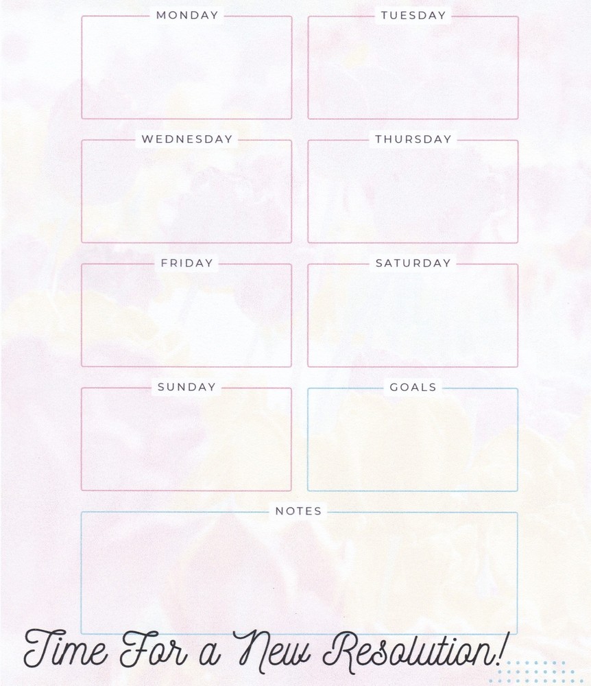 2026 Printable Weekly Planner