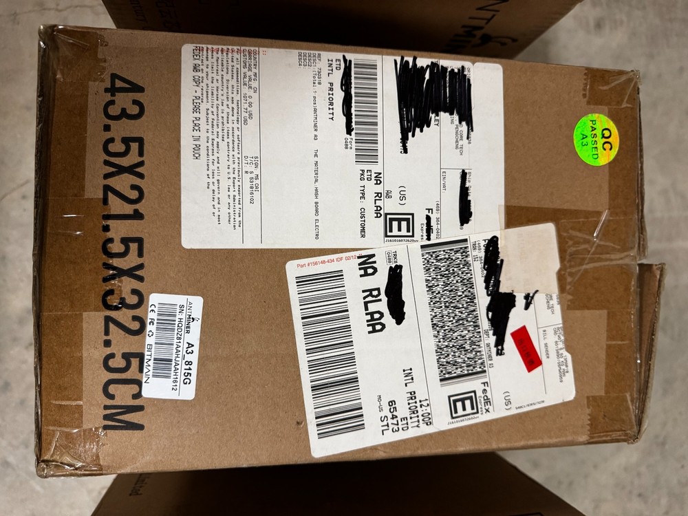 Bitmain Antminer A3 Submodel 815G