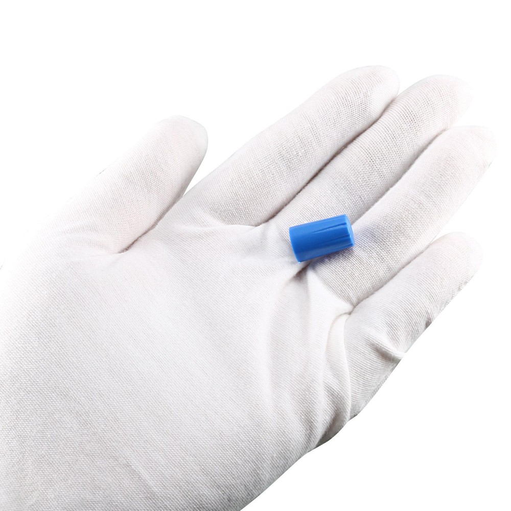 10pcs,D type 6mm Potentiometer Control Knobs For Volume Tone Knobs Blue White