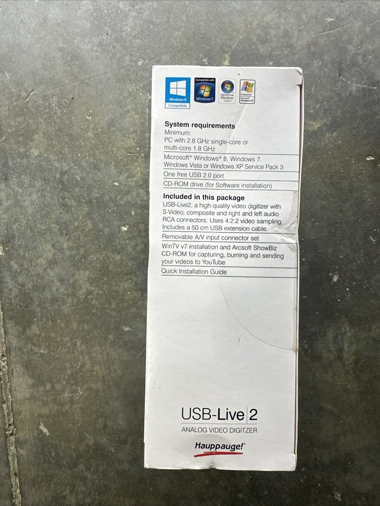 USB-Live2 Analog Video Digitizer