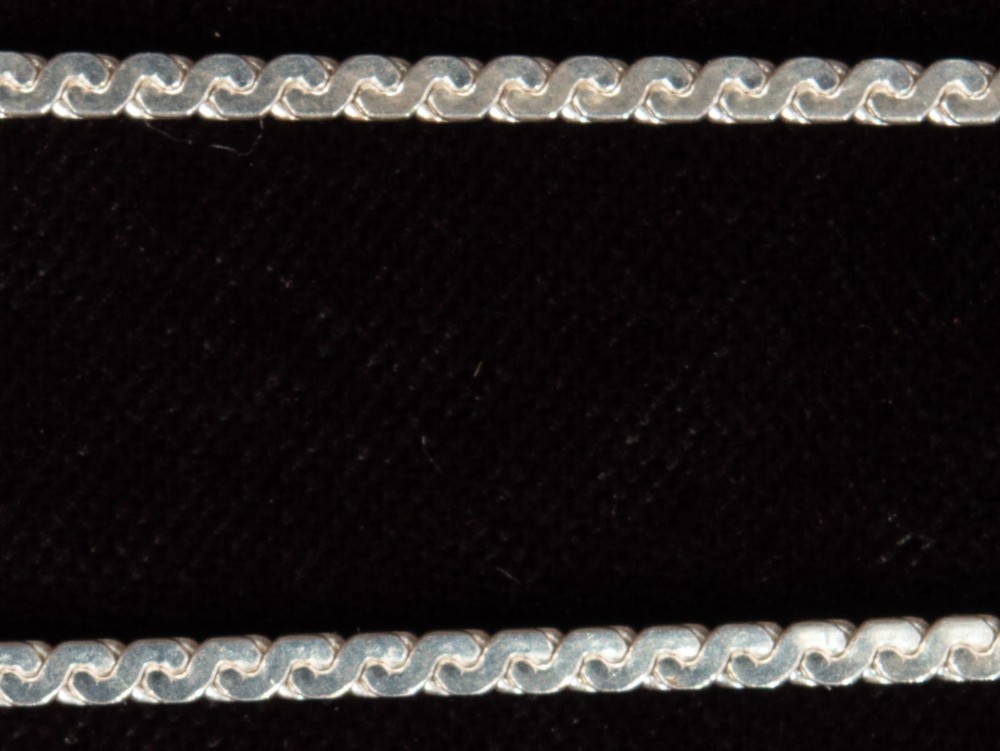 Sterling Silver Solid Serpentine Chain 18” 2mm NEW
