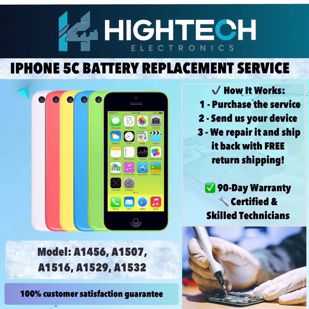 IPHONE 5C BATTERY REPLACEMENT SERVICE Repair