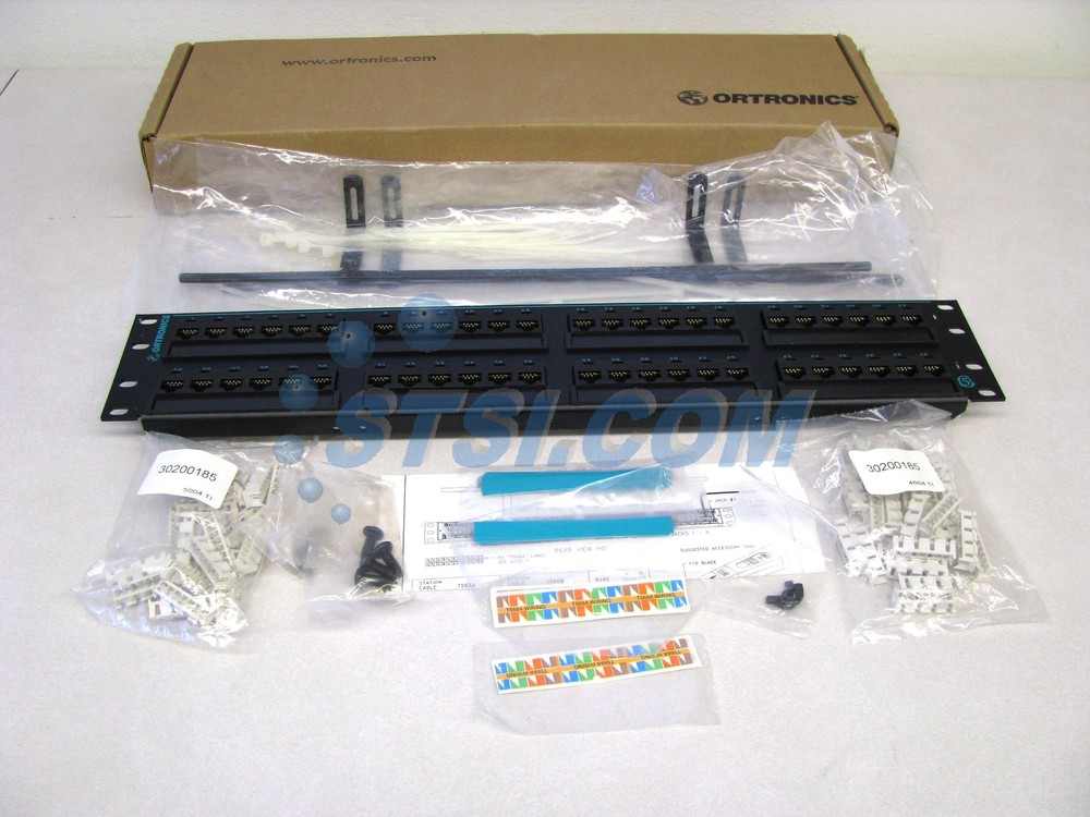 Ortronics Cat5e 48-Port Patch Panel OR-PHD5E6U48 ~STSI