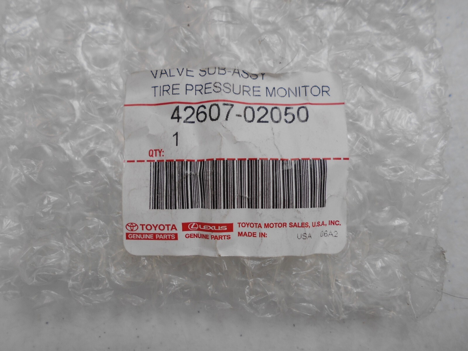 42607-02050 set of 4 plus one extra Toyota TPMS sensors Tundra, 4Run, RAV4 other