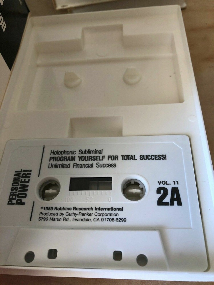 ANTHONY ROBBINS Personal Power! 1989 AUDIO CASSETTE PROGRAM 12 Vol. Set