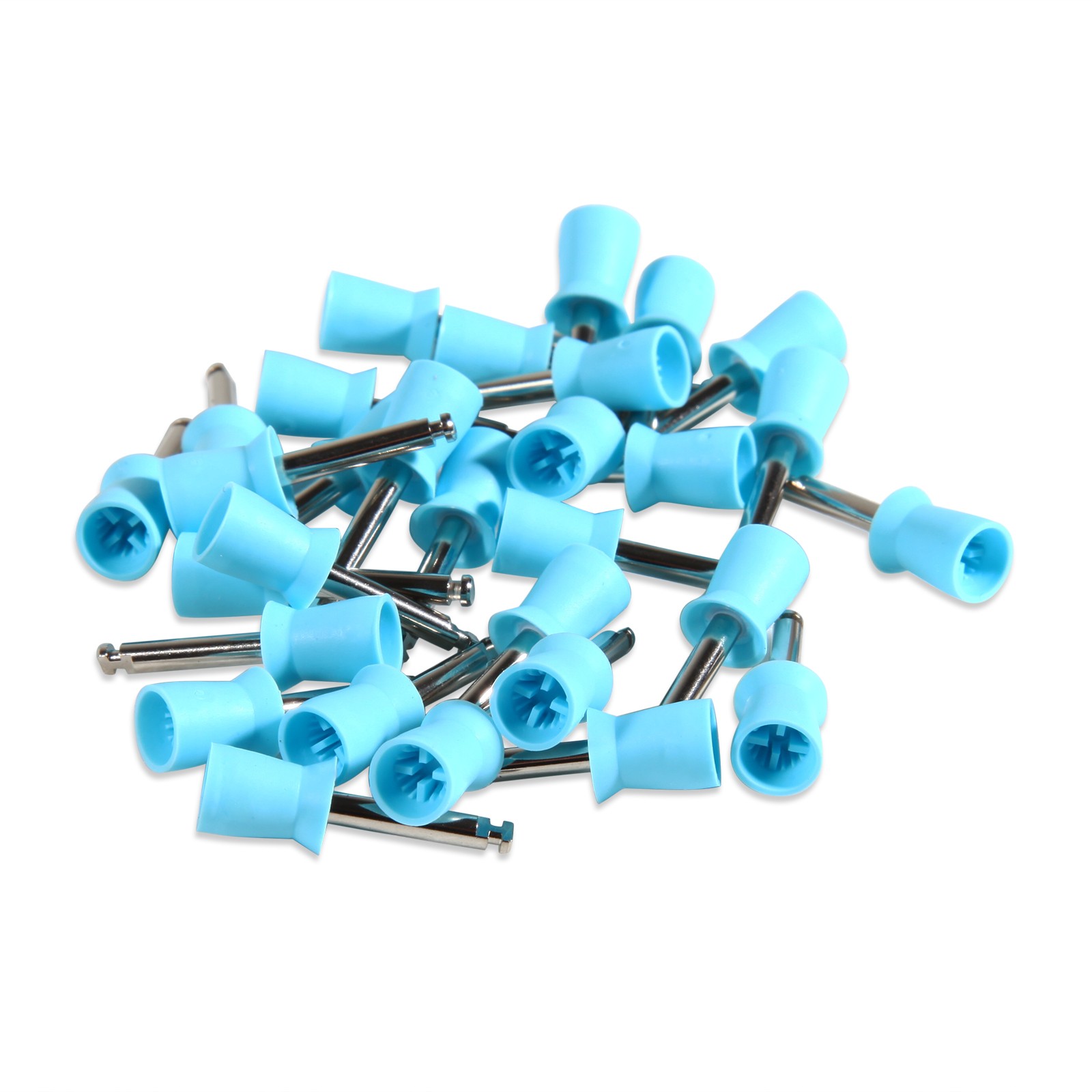 100-1000*Dental Rubber Prophy Tooth Teeth Polish Polishing Cups Latch Type Brush