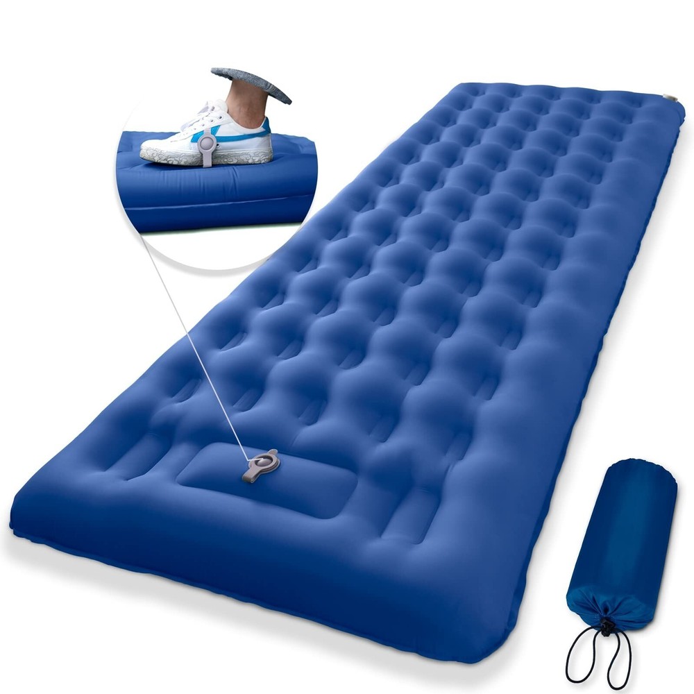 Camping Sleeping Pad 5" in Extra Thickness Inflatable Sleeping Mat