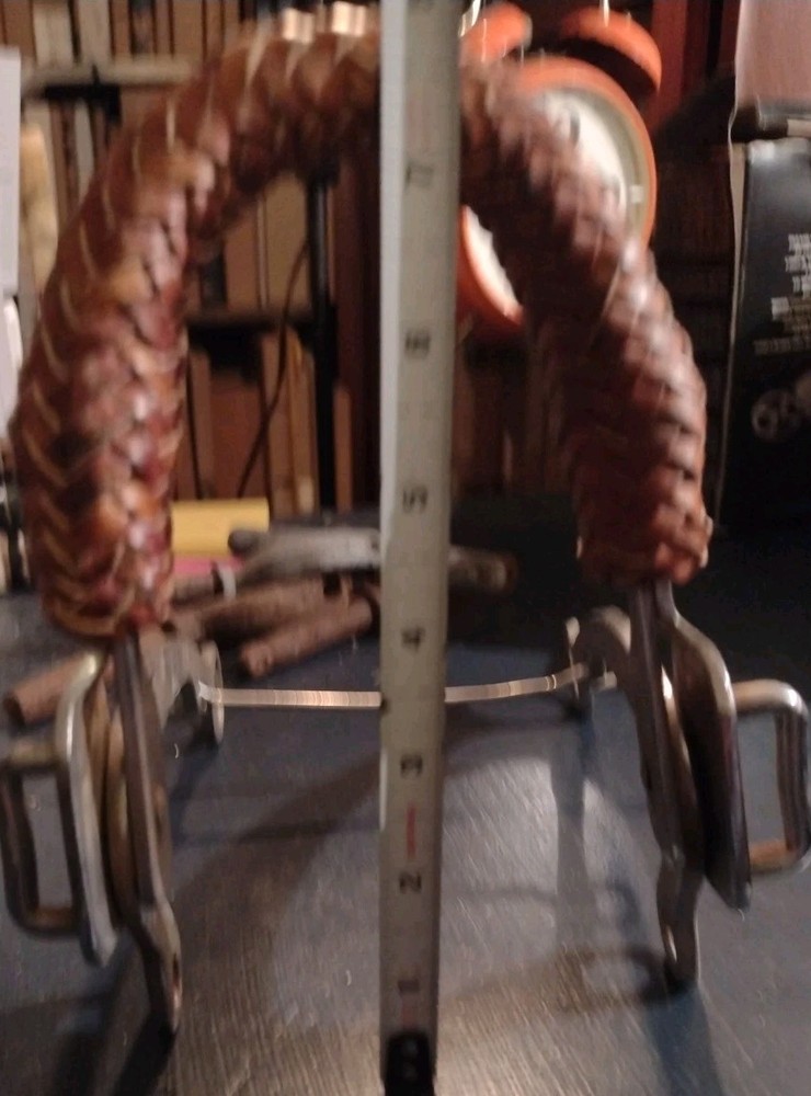 Hackamore Bit with a Braided Noseband