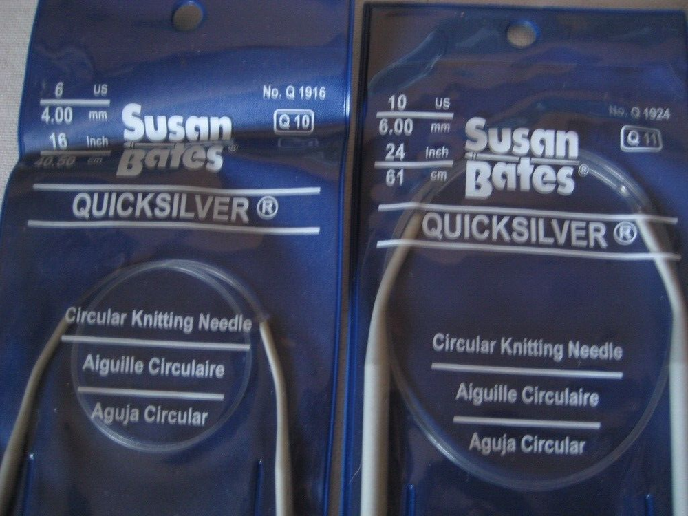 Susan Bates Circular Knitting Needles (10 pieces) Assorted Size
