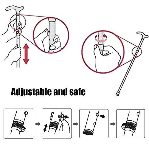 Upgraded Version Hiking/trekking/camping Stick&pole Foldable Portable Adjustable