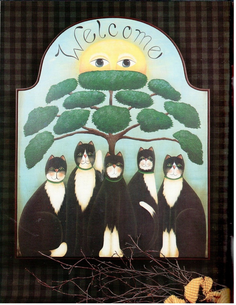 Fiddlestix Just For Keeps Cats Acrylic Decorative Painting Patterns Book