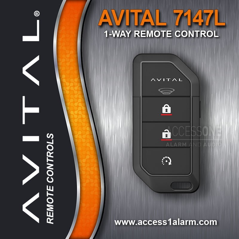 NEW Avital 2026 Model 7147L 4-Button Remote Control For Avital 5308L System