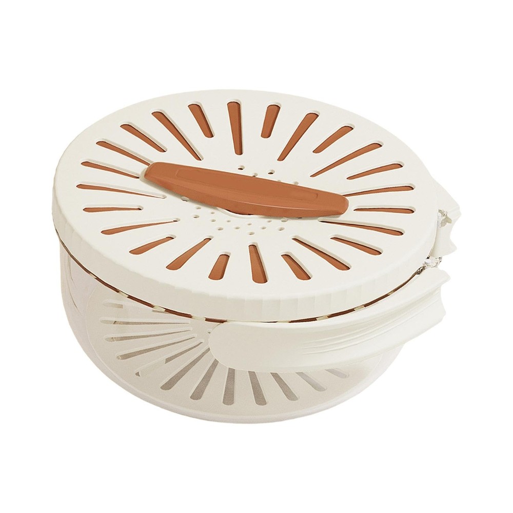 Drain Basket Keeper Container Practical Fruit Colander Foldable Handle Food S...