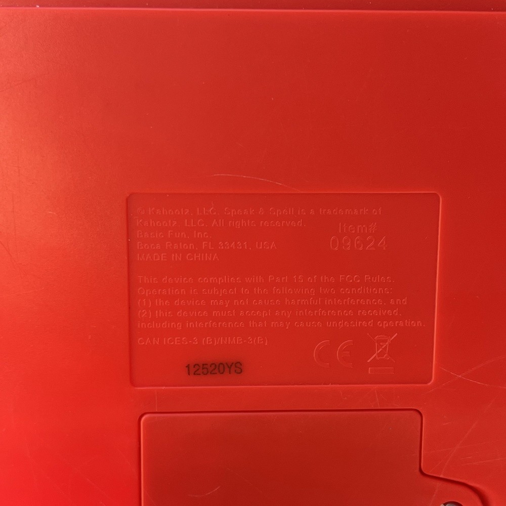 Speak & Spell Retro Electronic Learning Tool by Kahootz Works EUC
