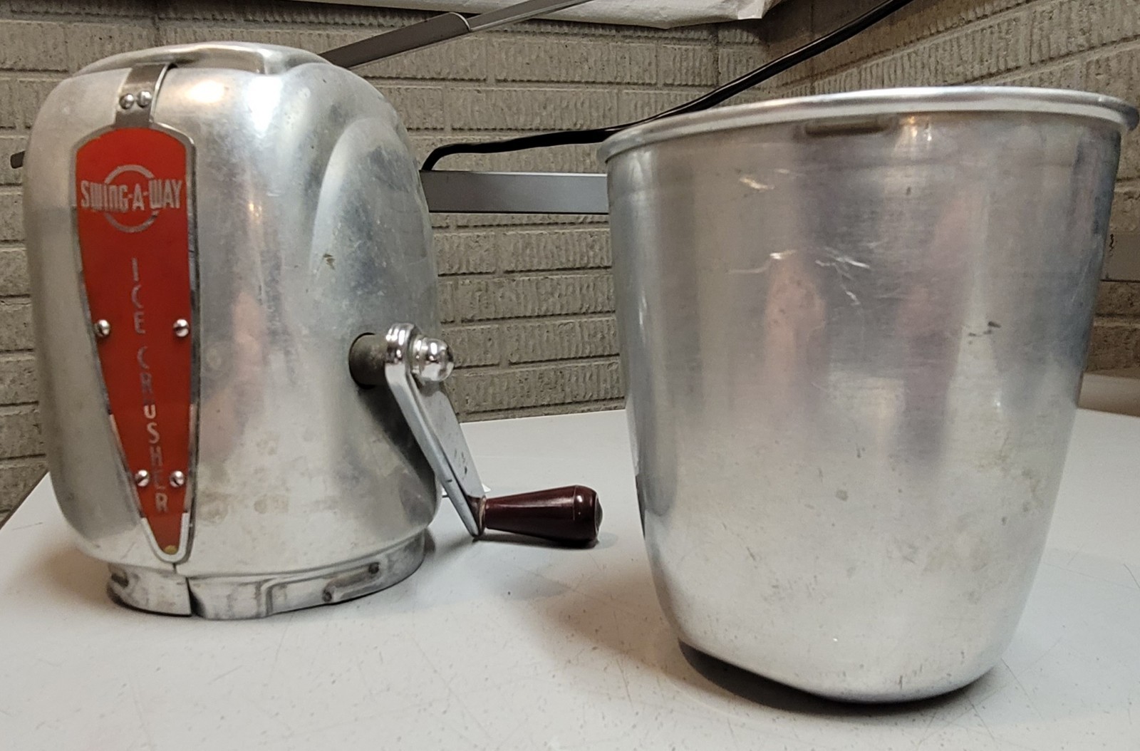 1950s/60s Swing-A-Way Ice Crusher Vintage Antique All Metal