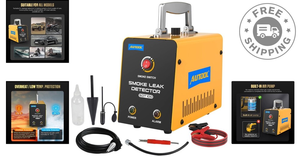 Advanced EVAP Leak Detection System with Built-in Air Pump - Compact & Efficient