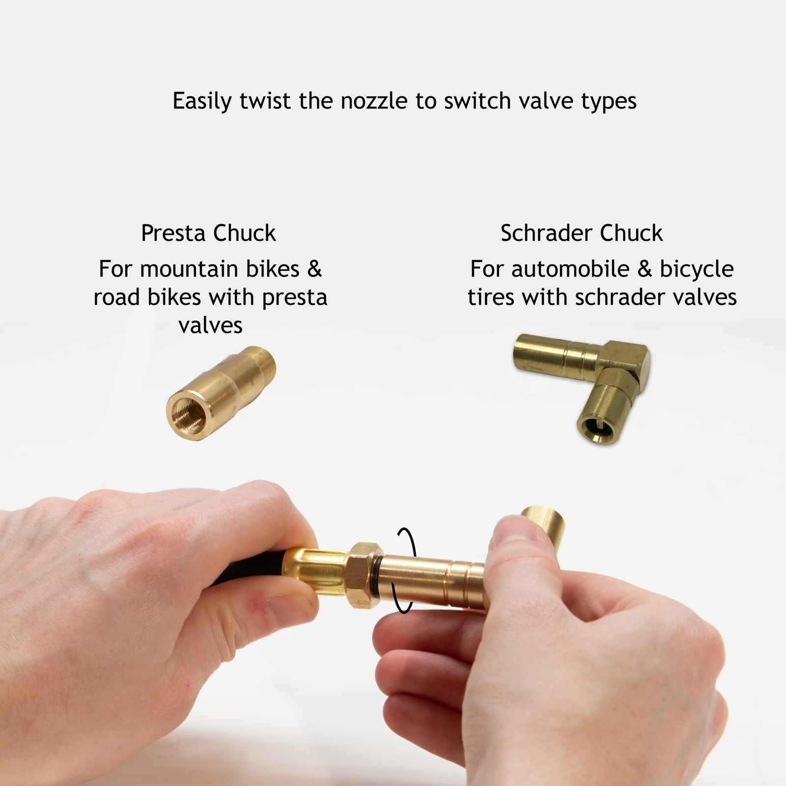 JACO BikePro Presta Tire Pressure Gauge 160 PSI