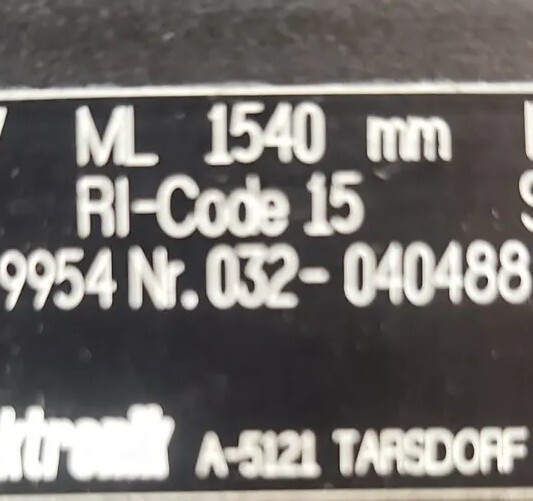 LINEAR SCALE - ENCODER TYPE MSA6717 - 1540mm(60in) TAKE-OFF, USED., For Parts.