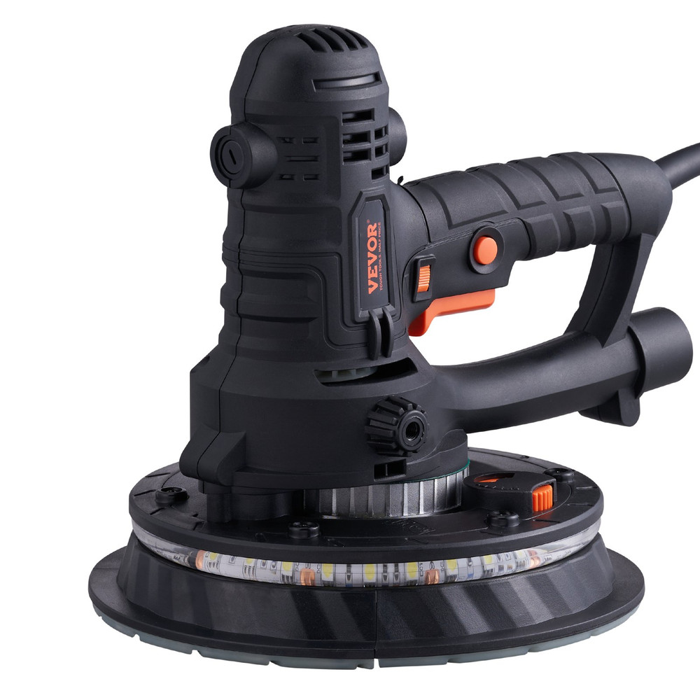 Drywall Sander 800W Brush Motor with Variable Speed & Auto Vacuum | High Perform