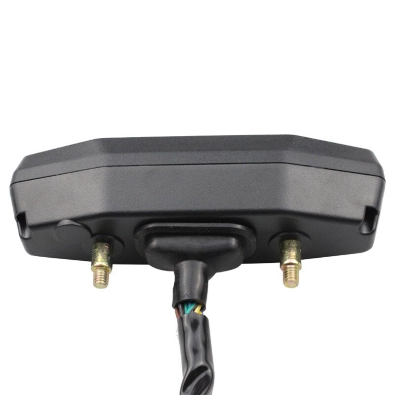 Motorcycle Speedometer Digital Speed Meter LED Tachometer Dashboard Instrument